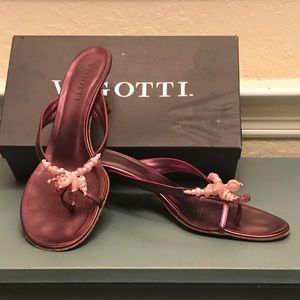 Shimmery Purple Shell Heels